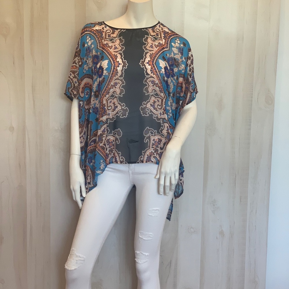 Clover Canyon square for sheer top Small